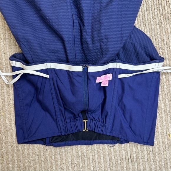 Lilly Pulitzer Women’s Vanna Strapless Mini Dress Nautical Navy Blue Size 4 - Picture 12 of 16
